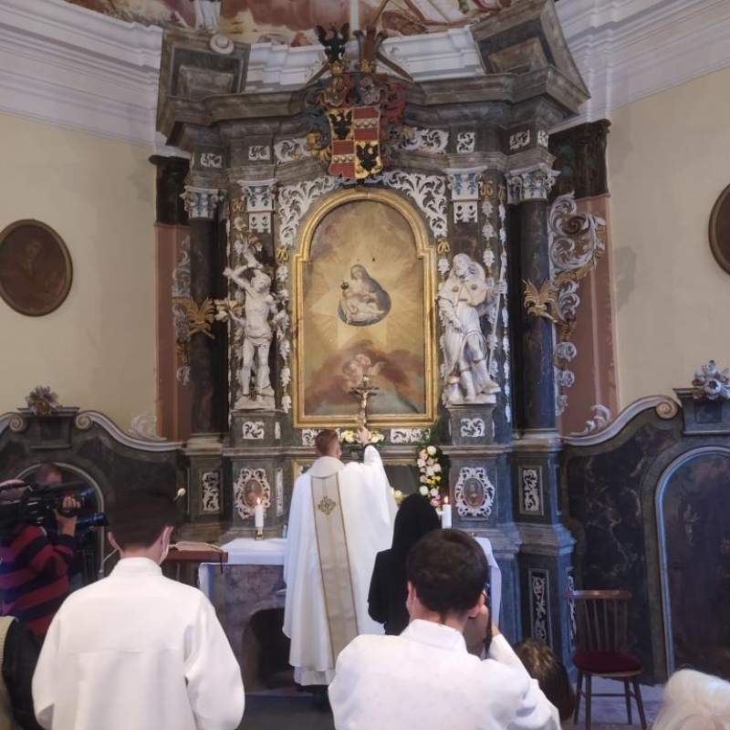 Relikvie Svätej Rozálie uložili v morovej kaplnke